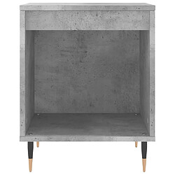 Maison Chic Lot de 2 Tables de chevet,Table de nuit,Table d'appoint pour salon gris béton 40x35x50 cm bois d’ingénierie -MN91070 pas cher