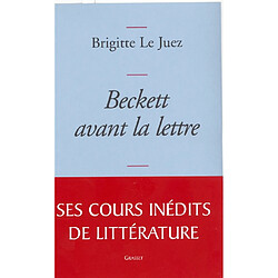 Beckett avant la lettre - Occasion