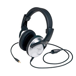 Casque avec Fil, DJ Headphones Over Ear Fermé Professionnel, Jack 3.5 mm, , Noir/Argent, KOSS, UR29 pas cher