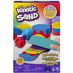 Spinmaster Kinetic sand coffret mélange arc en ciel