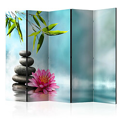 Artgeist Paravent - Water Lily and Zen Stones II [Room Dividers] [225x172]