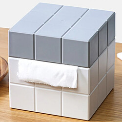 Avis Universal Magic Cube Serviettes en papier Tableau Porte-papier Porte-papier Distributeur Boîte à serviettes de rangement Organisateur pour la famille Motel Hotel | Serviettes en papier(Gris)