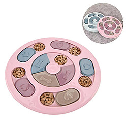 Jouets de puzzle pour chiens pour chiots, jouet de puzzle interactif pour chiens, distributeur de friandises pour petits chiens jeu d'entraînement, mangeoire lente pour faciliter la digestion des animaux de compagnie