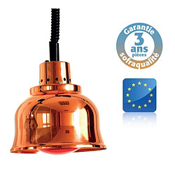 Lampe chauffante suspendue cuivrée rouge - Infra-rouge - Prestige - Sofraca