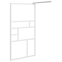 Acheter Maison Chic Paroi de douche | Écran de douche | Cloison de douche 100x195 cm ESG Verre Blanc -GKD99636