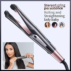 Universal Épingle à cheveux lisser 2 dans 1 spirale ondulée fer à friser professionnel coiffeur mode outil de stylisation | fer à friser