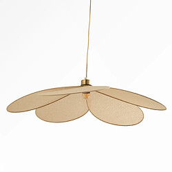 Avis Rendez Vous Deco Suspension Flora en tissu beige D75 cm