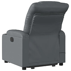 Acheter Maison Chic Fauteuil Relax pour salon, Fauteuil inclinable de massage Gris Similicuir -GKD79238