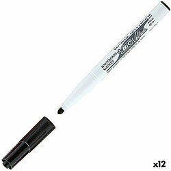 Marqueur Bic Velleda 1741 Tableau blanc Noir 12 Unités