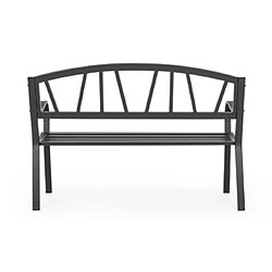 Acheter Mes Banc de jardin 123x57x87 cm en acier anthracite