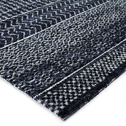 Avis Thedecofactory VINTAGE IN&OUT - Tapis intérieur-extérieur vintage bleu noir 160x230