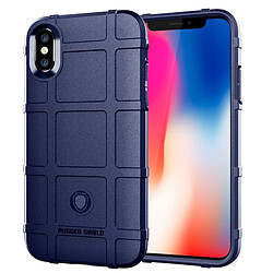 Wewoo Coque TPU antichoc à couverture totale pour iPhone X (bleue)