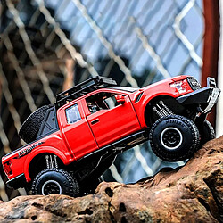 Universal Mini pick-up truck toy 1: 32 pick-up Ford F150 oiseau son et lumière et coulissant modèle de voiture jouet(Rouge)