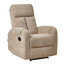 Beliani Fauteuil SOMERO Tissu Beige