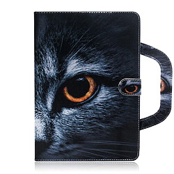 Etui en PU impression de motif à main flip avec support Oeil de chat pour votre Lenovo Tab M10 Plus/M10 FHD Plus