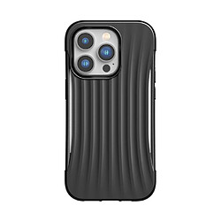 Raptic Coque pour iPhone 14 Pro Clutch Shockproof 3M avec motif rayures Noir