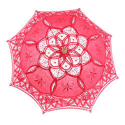 Parapluie Dentelle Mariage Mariage Mariée Rouge