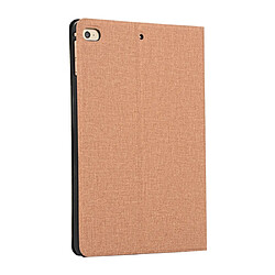 Avis Wewoo Housse Étui Coque en cuir à rabat horizontal TPU tissu Texture pour iPad Mini 2019 et 4avec support Or