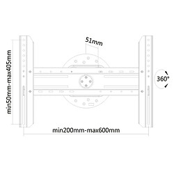 Avis Support de TV Neomounts LED-WR100BLACK 75" 50 kg