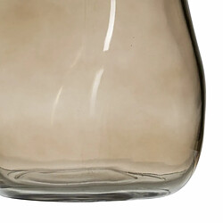 BigBuy Home Vase Taupe Verre 18,5 x 19,5 x 19,5 cm pas cher