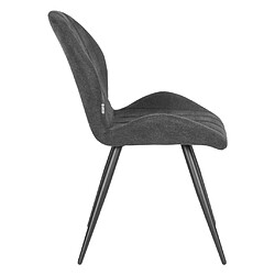 Avis LABEL51 Chaises à manger lot de 2 51x64x87 cm tissage anthracite