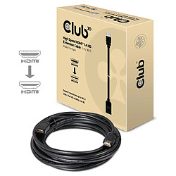 Club 3D CLUB3D High Speed HDMI™ 1.4 HD Extension Cable 5m/16ft Male/Female