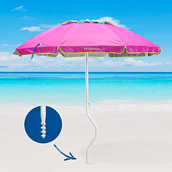 Acheter Parasol de plage léger visser protection uv GiraFacile 220 cm Apollo