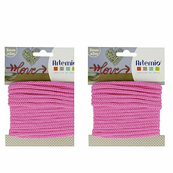 Artemio 2 fils à tricotin 5 mm x 5 m - fuchsia