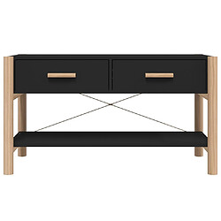 Maison Chic Meuble TV scandinave - Banc TV pour salon Noir 82x38x45 cm Bois d'ingénierie -MN27506 pas cher