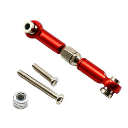 Acheter Tringlerie Servo De Tige De Direction D'alliage D'aluminium Pour La Voiture De JJRC WPL 1/12 RC Rouge