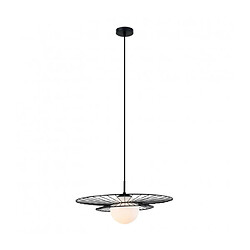 Luminaire Center Suspension moderne Alison Noir