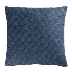 Paris Prix Housse de Coussin Jersey Maora 40x40cm Bleu