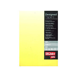 agipa Papier pré-imprimé, A4, 80 g/m2, dégradé jaune ()