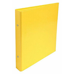 Exacompta IDERAMA 524E Classeur rembordé en papier pelliculé 2 anneaux de 2,5cm dos de 3,4 cm 23 x 21,5 cm Jaune