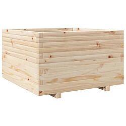 vidaXL Jardinière 80x80x49,5 cm bois de pin massif