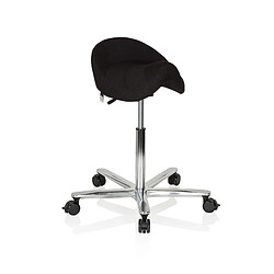 Siège de travail / tabouret de travail MOVE-TEC 3D SELLE noir hjh OFFICE pas cher