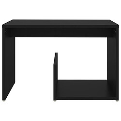 Acheter Maison Chic Table d'appoint | Table Basse Noir 59x36x38 cm Aggloméré -GKD56950