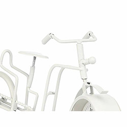 Avis Gift Decor Horloge de table Bicyclette Blanc Métal 33 x 21 x 4 cm (4 Unités)