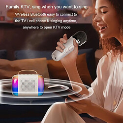 Yonis Microphone Bluetooth Portable Karaoke LED