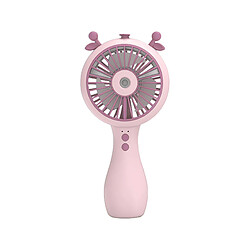 Avis Ventilateur Portable Multi-usages Cool Rechargeable Mignon Dessin Animé Jet d'Eau Mini Ventilateur de Poche pour l'Extérieur-Rose