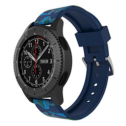 Avis Wewoo Bracelet pour montre connectée Bande de montres à motif camouflage tendance Samsung S3