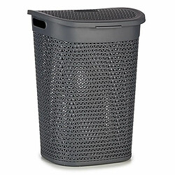 Avis Kipit Panier à linge Anthracite Plastique 60 L 43,5 x 57,5 x 34 cm (6 Unités)