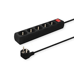 Power strip with anti-surge protection 5 outlets with ground wire, 1,5m Savio LZ-01