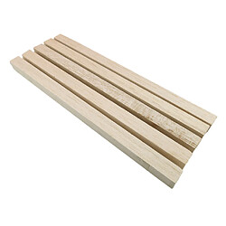 5pcs 13in Longues Bandes De Bois Bâtons De Bois Table De Sable Bricolage Décor Artisanat 5x5mm