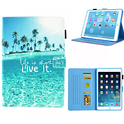 Etui en PU avec support plage pour votre Apple iPad 10.2 (2019)