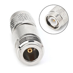 Wewoo TNC Mâle à N Type Femelle Jack Vis Adaptateur Coaxial pour Connexion Wifi du Connecteur Routeur