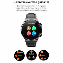 Acheter E300 Montre Intelligente Précise Spo2 Bp Fréquence Cardiaque Surveillance De La Pression Artérielle Fitness Sport Smartwatch Vinyle