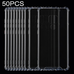 Wewoo Coque en TPU transparente ultra-mince pour 50 PCS 0.75mm pour HuMate 21