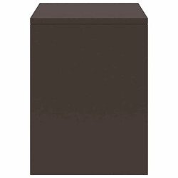 Acheter Maison Chic Lot de 2 Tables de chevet - Tables de Nuit Marron foncé 35x30x40 cm Bois de pin