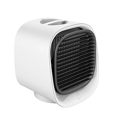 Anjing Petit Ventilateur USB Personnel Mini Ventilateur de Bureau de Table Portable avec Ventilateur Silencieux à Commande Tactile à Deux Pales Turbo